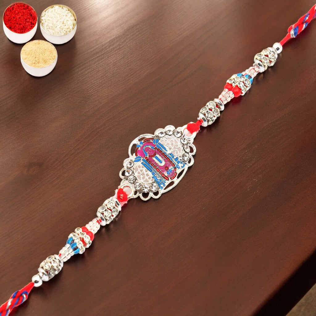 Rakhi for Brother Rakhis Online- Silver Shadows of Balaji 8117 Rakhi