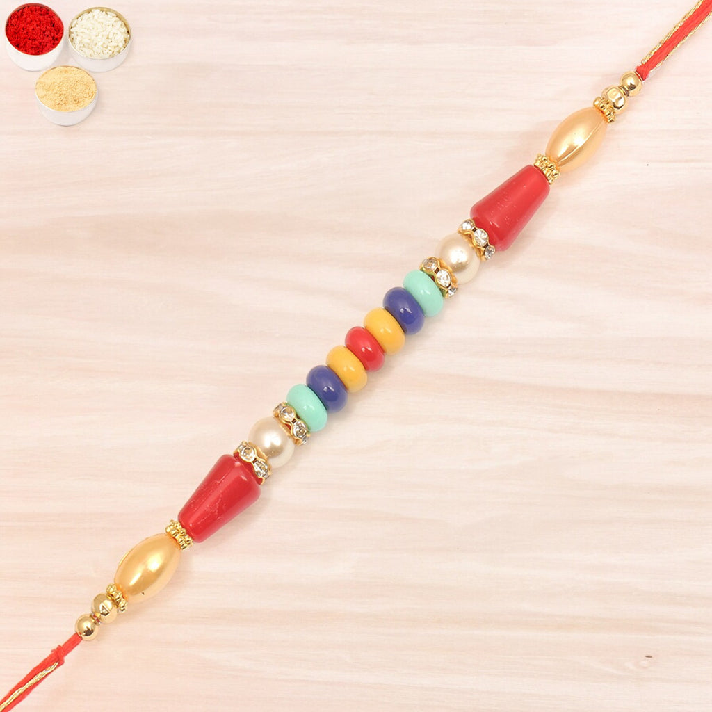 Rakhi for Brother Rakhis Online - 6959 Fancy Thread Rakhi 