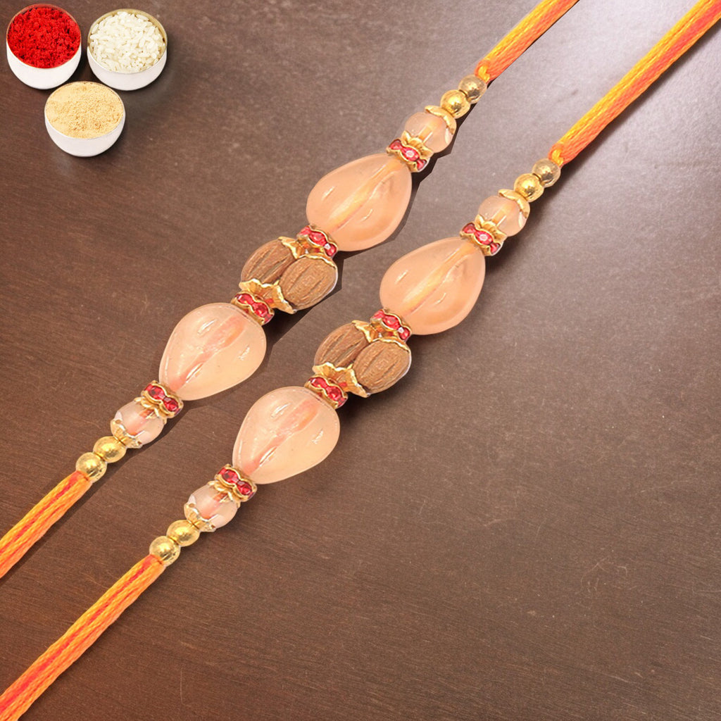 Rakhis Online UK-Set of 2 - AV5919 Fancy Thread Rakhi