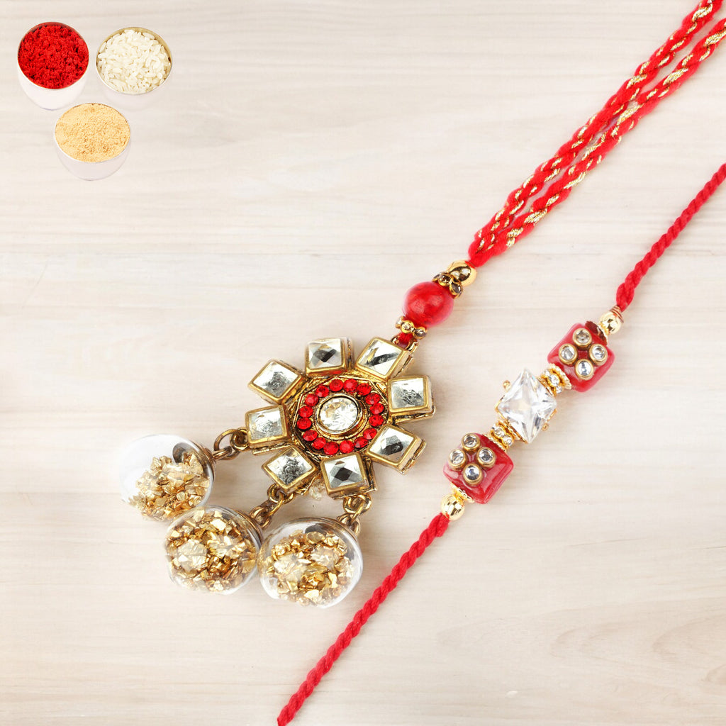 Rakhis Online- RM-128 Bhaiya Bhabhi rakhi