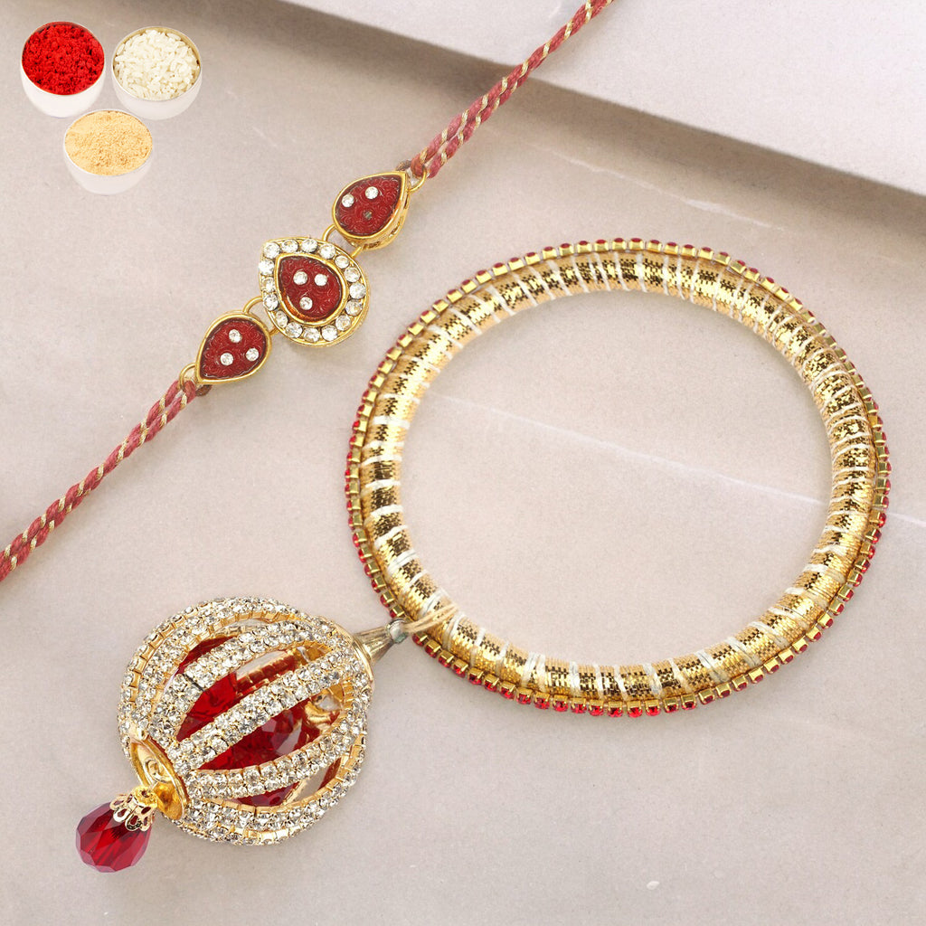 Rakhis Online- RM-155 Bhaiya Bhabhi rakhi