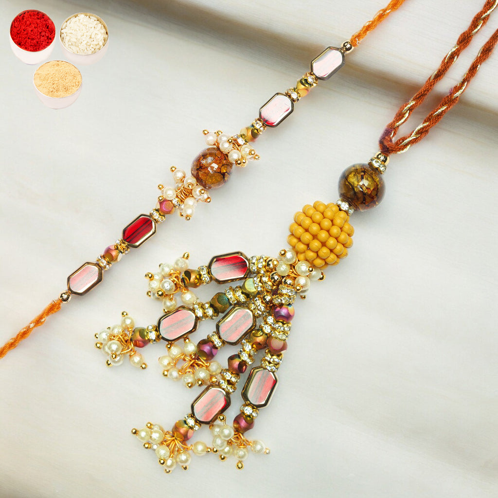 Rakhis Online Australia-  RM-179 Bhaiya Bhabhi rakhi