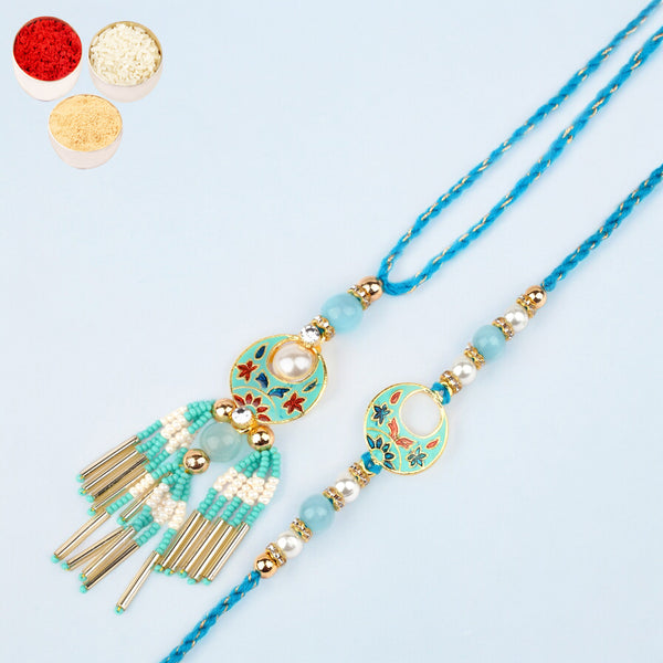 Rakhis Online Australia-  RM-211 Bhaiya Bhabhi rakhi
