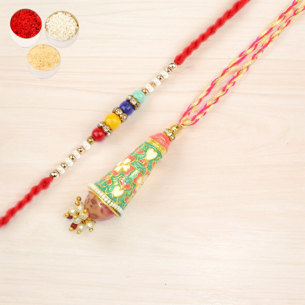 Rakhis Online- RM-213 Bhaiya Bhabhi rakhi