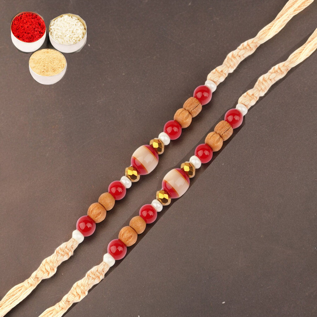 Rakhis Online Australia-  Set of 2 -1889 Fancy Thread Rakhi