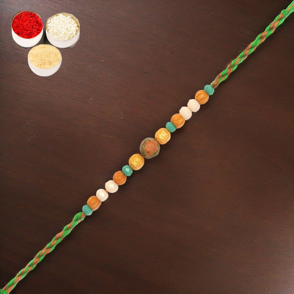 Rakhi for Brother Rakhis Online - 1890 Fancy Thread Rakhi 