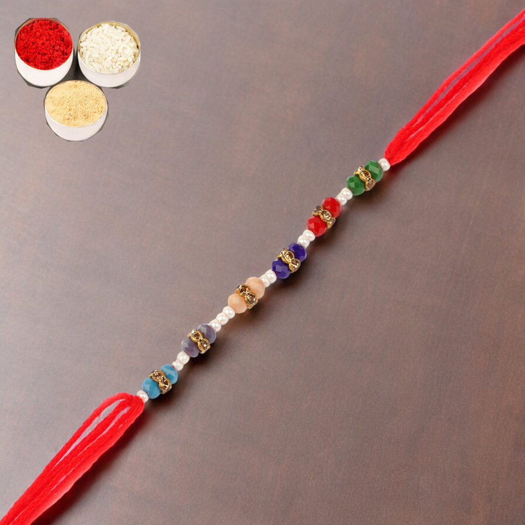 Rakhi for Brother Rakhis Online - 6958 Fancy Thread Rakhi 