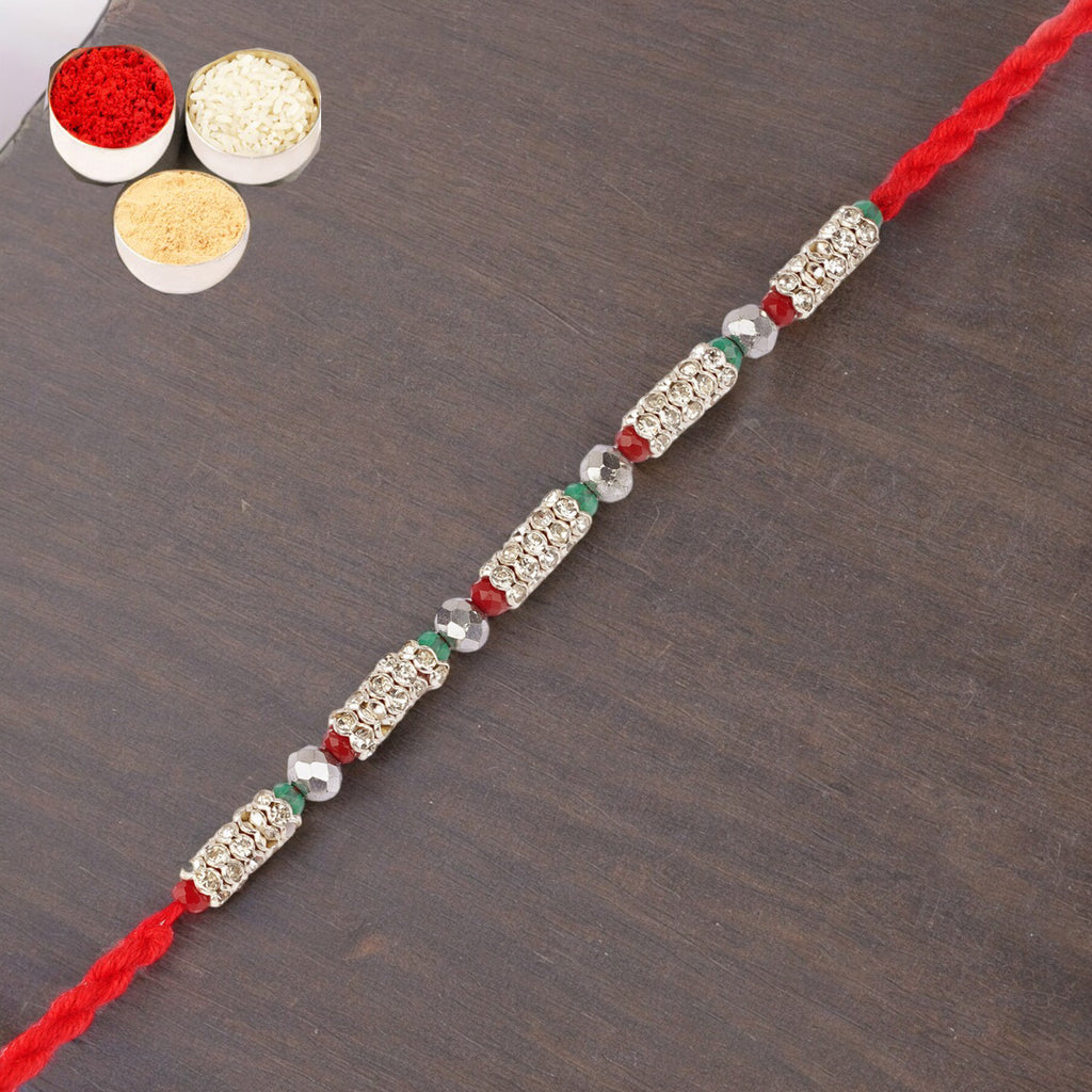 Rakhi for Brother Rakhis Online - 7077 Fancy Thread Rakhi 