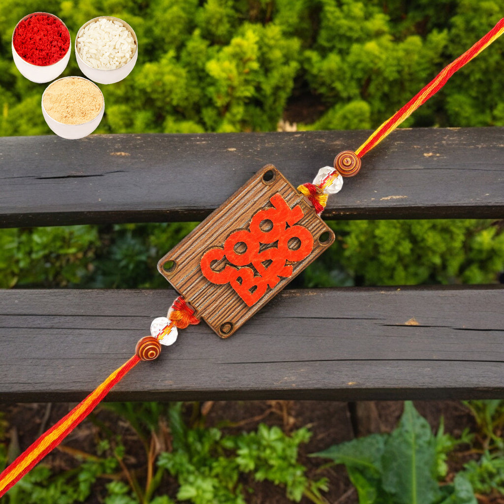 BW-5710 Wooden Cool Bro Rakhi