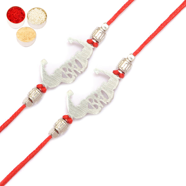 Set of 2 - MR-4 Metal Muscle Bro Rakhi