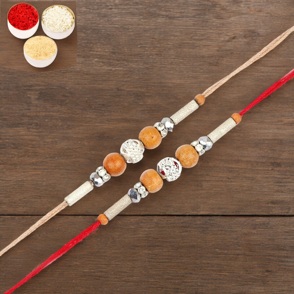 Rakhi for Brother Rakhis Online - Set of 2-Nbh206 Rakhis