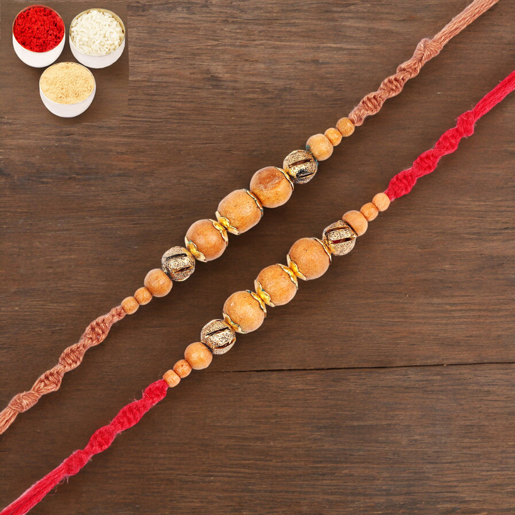 Rakhi for Brother Rakhis Online - Set of 2-Nbh245 Rakhis