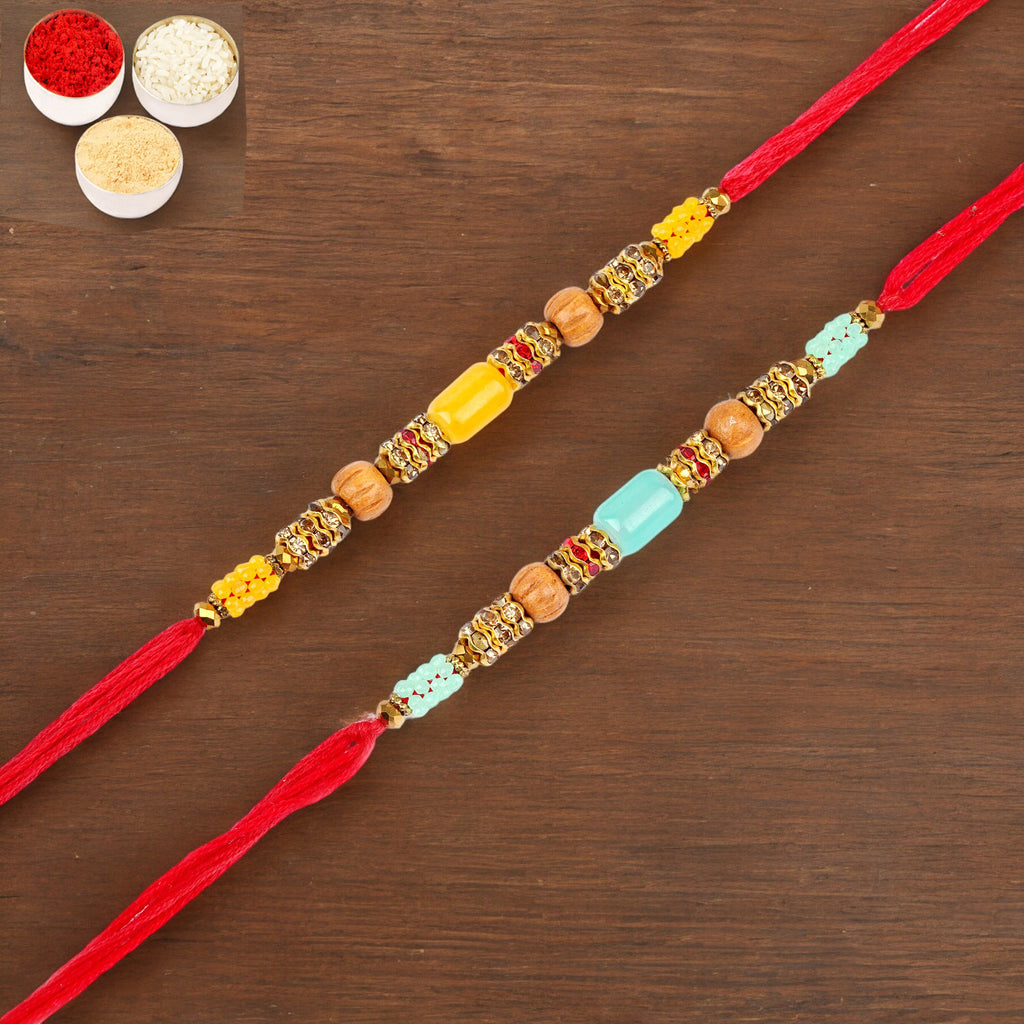 Rakhi for Brother Rakhis Online - Set of 2-6512 Rakhis