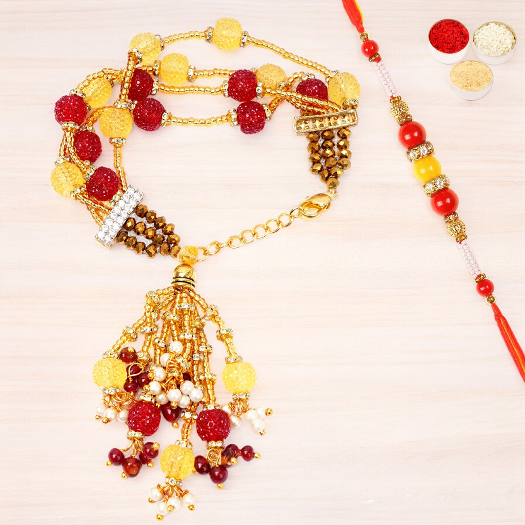 Rakhis Online USA- RM-205 Bhaiya Bhabhi Rakhi