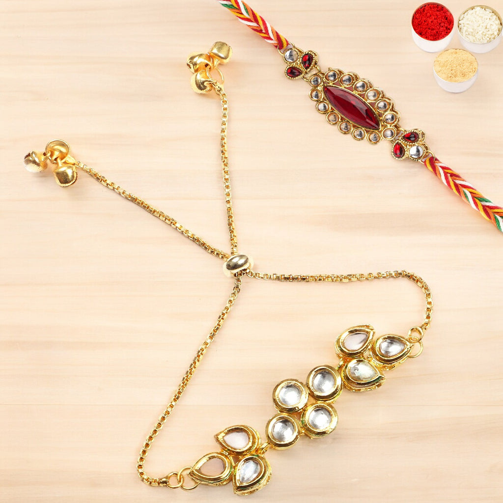 Rakhis Online-T-23 Bhaiya Bhabhi Rakhi