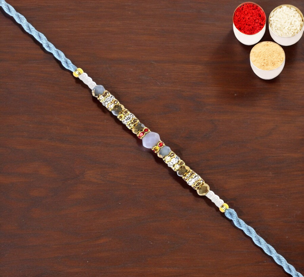 Rakhi for Brother Rakhis Online - 6373 Fancy Thread Rakhi 