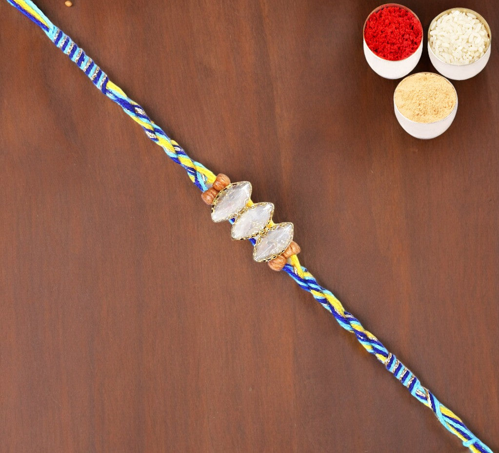 Rakhi for Brother Rakhis Online - 6400 Fancy Thread Rakhi 