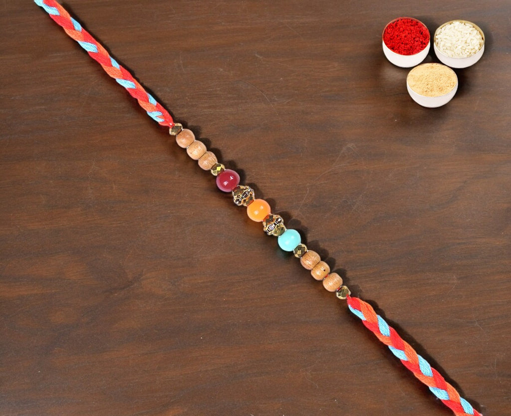 Rakhi for Brother Rakhis Online - 6433 Fancy Thread Rakhi 