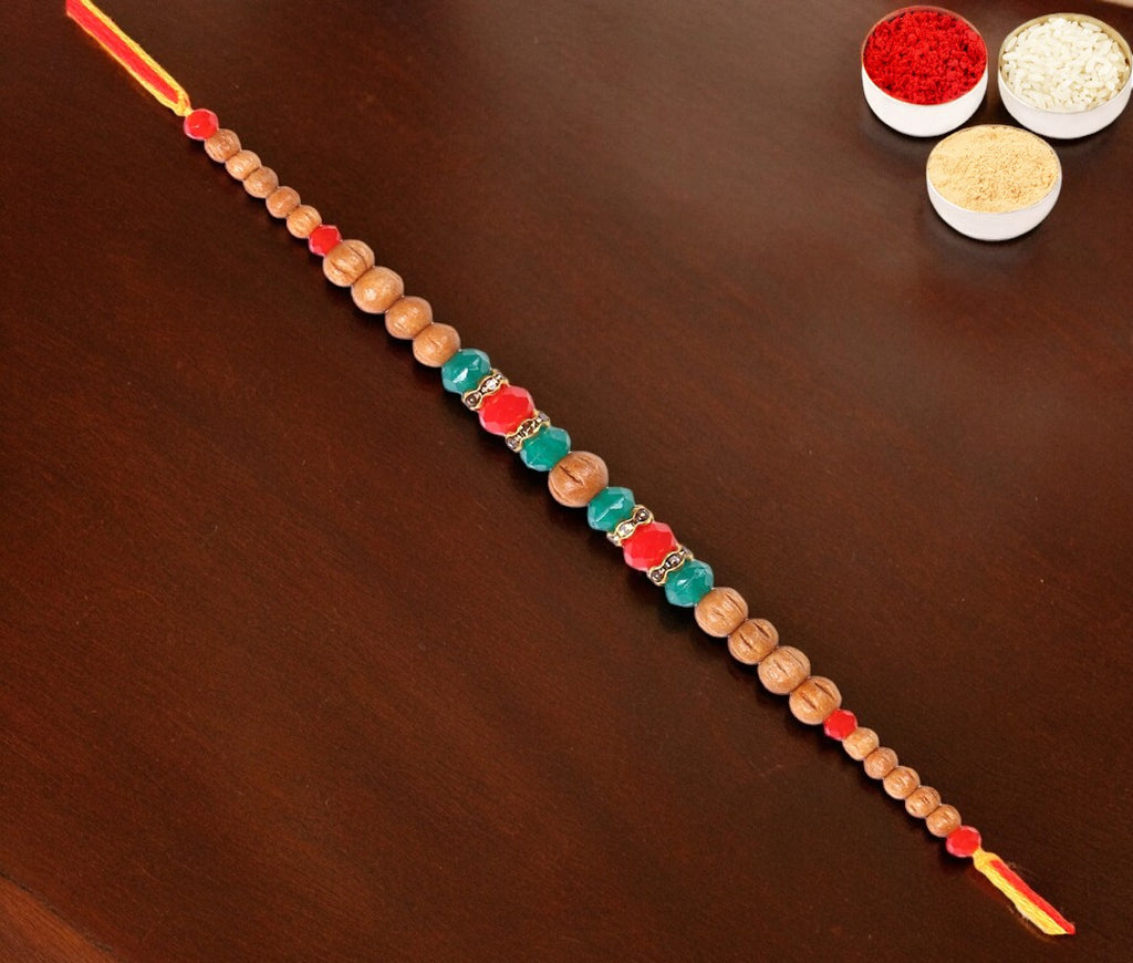 Rakhi for Brother Rakhis Online - 6480 Fancy Thread Rakhi 