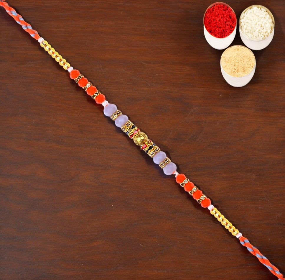 Rakhi for Brother Rakhis Online - 6497 Fancy Thread Rakhi 