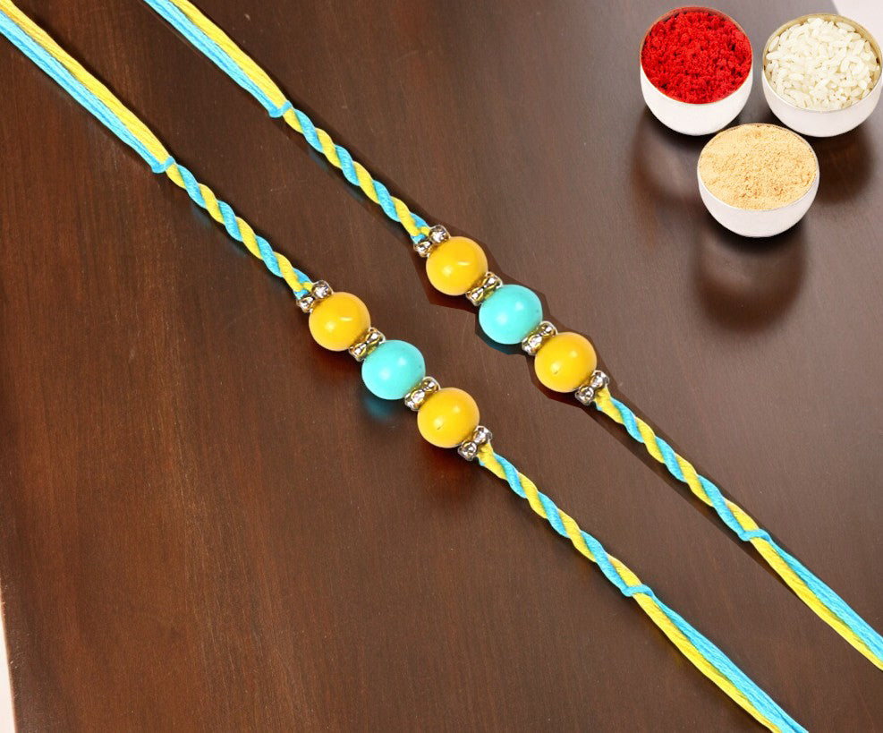 Rakhis Online Australia-  Set of 2 - 6562 Fancy Thread Rakhis