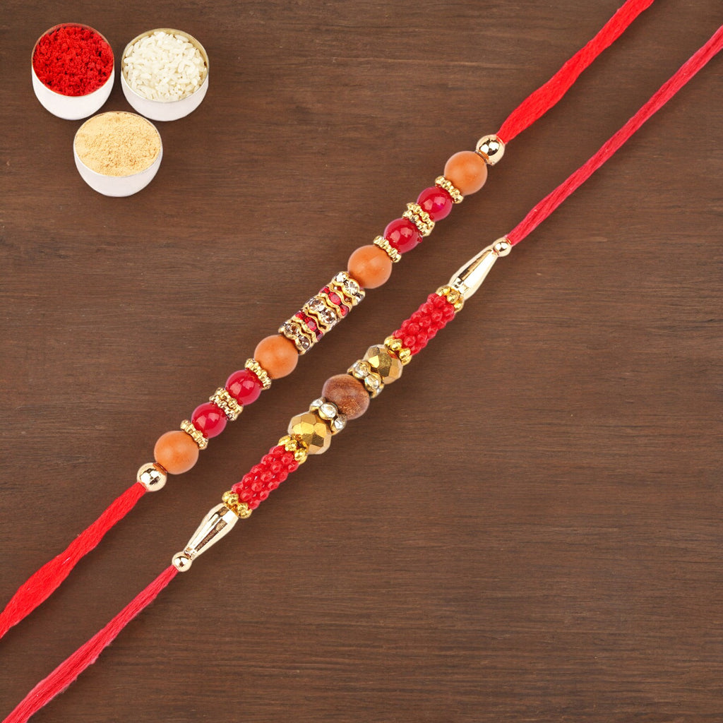 Rakhi for Brother Rakhis Online - Set of 2- Nbh-226 and 6945 Rakhi Thread