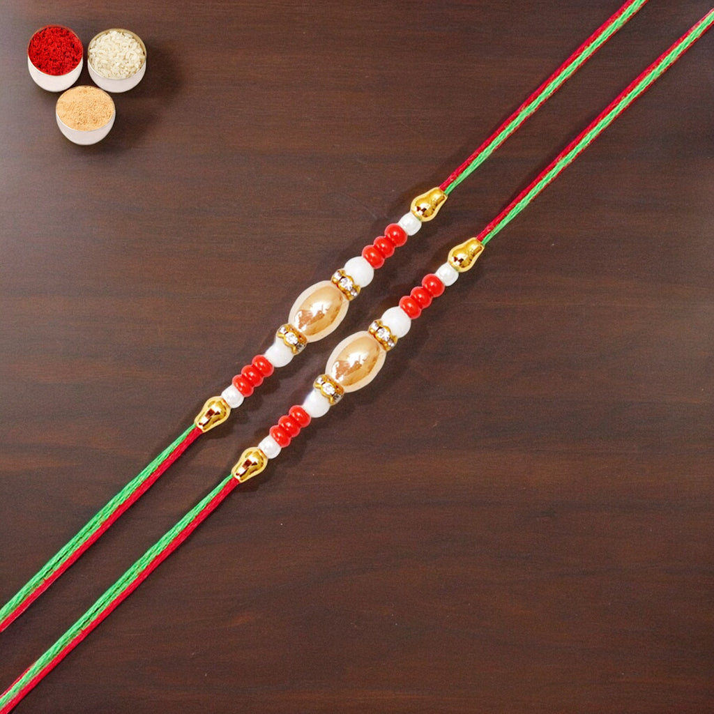 Rakhis Online UK-Set of 2-N-704 Fancy Rakhi