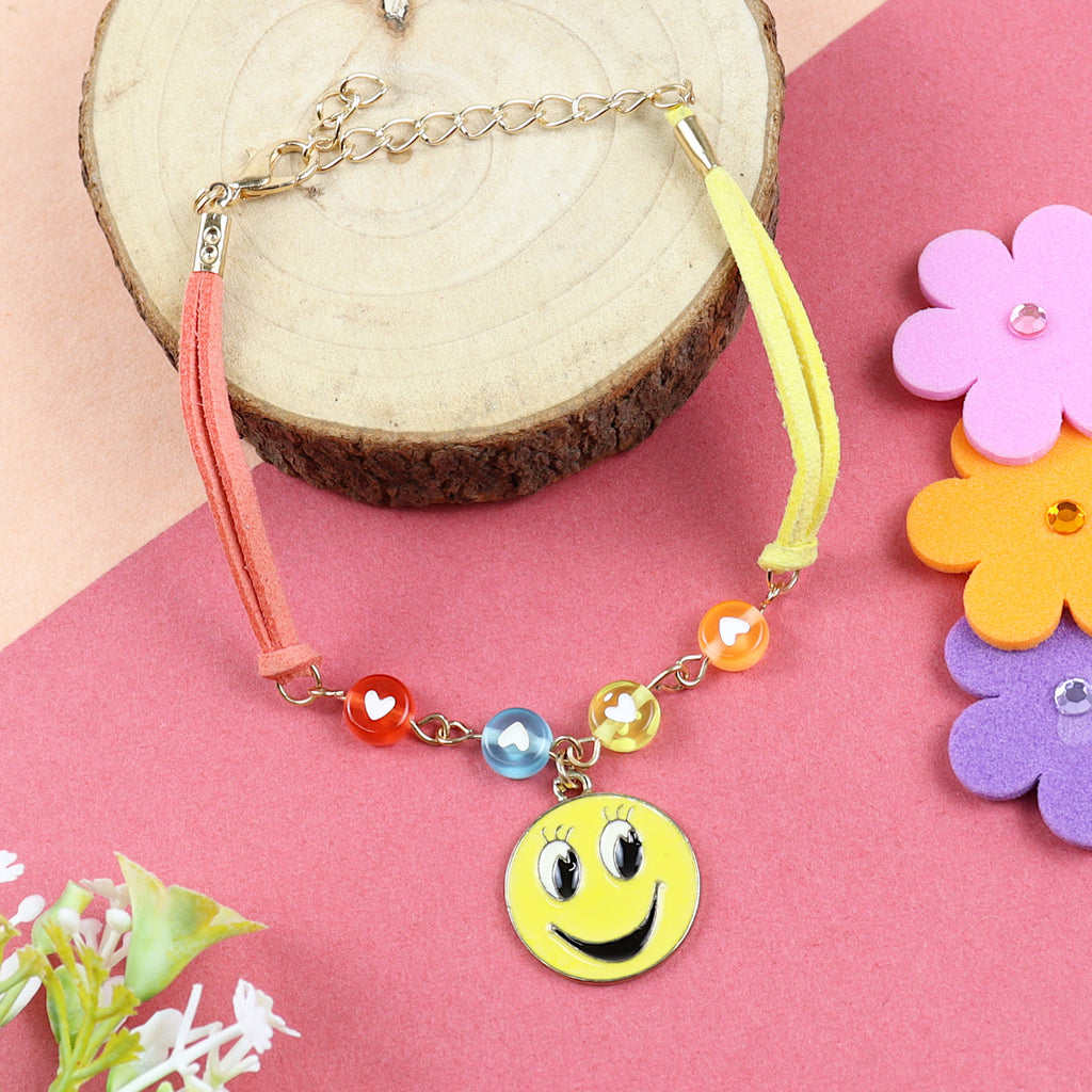 KR24-017- Rakhi Bracelet Smiely Kids Rakhi