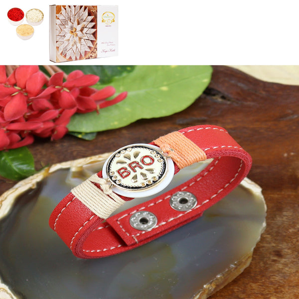 Rakhis Online Australia- PRK24-012 Premium Rakhi with 200 gms of Kaju katli