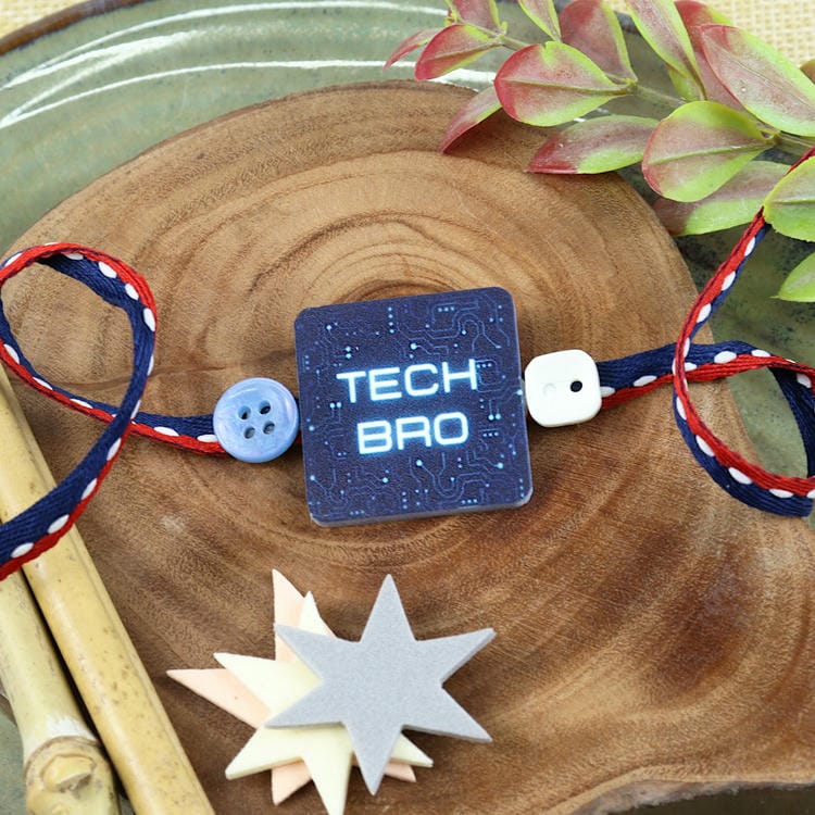 Rakhis Online UK-PRK24-028-Tech BRO Premium Rakhi