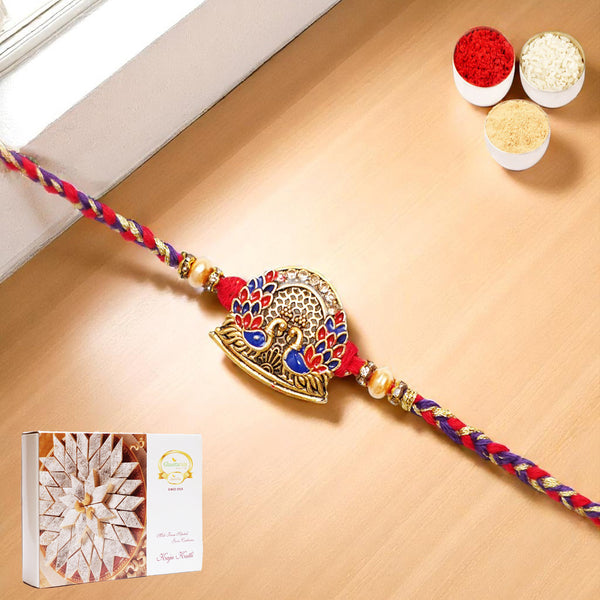 K-178 Premium Rakhi with 400 gms of Kaju katli