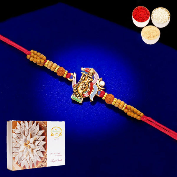 Rakhis Online Australia-K-23 Om Krishna Premium Rakhi