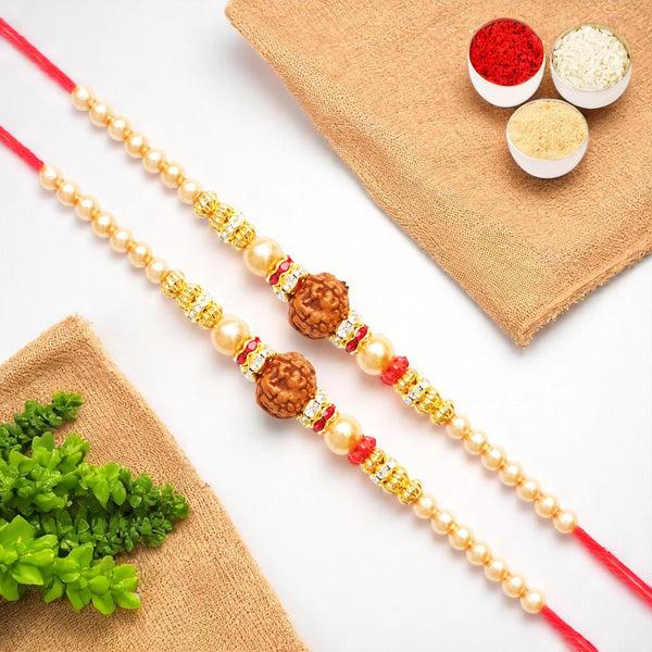 Rakhis Online UK-Set of 2 - Y-3 Rudraksh Rakhi