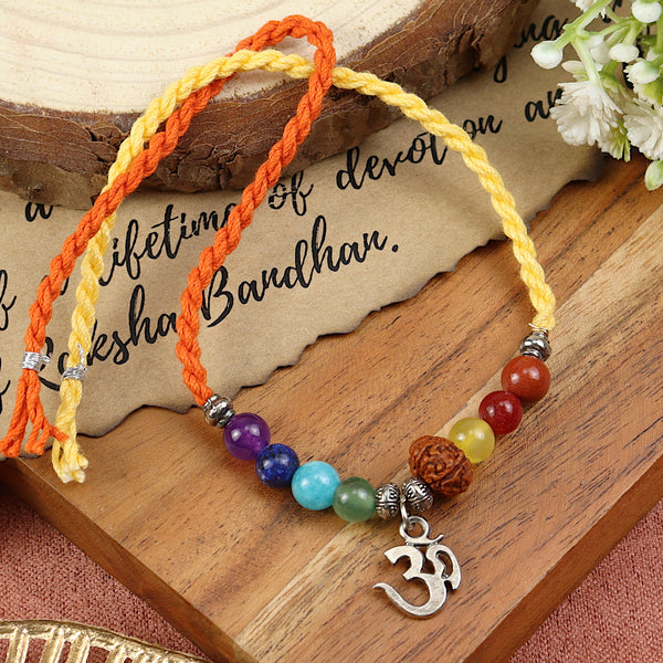 7 Chakar Om Premium Rakhi-019 