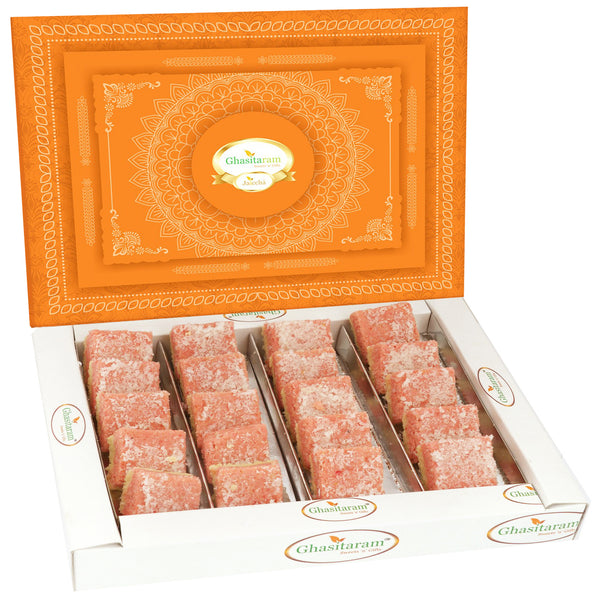 Best indian sweets for diwali-Diwali Gifts-Mawa Coconut Barfi 200 gms