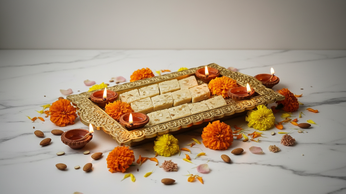 Mother's Day Gifts - Ghasitarams Sugarfree Pure Kaju Katlis Box 200 gms