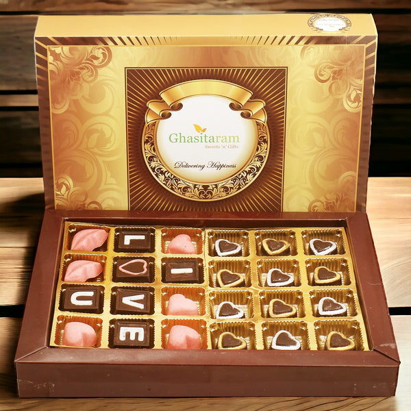Big box of Sheen and I love you Chocolates