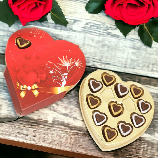 Heart Box with Sheen Hearts