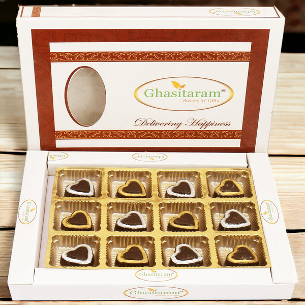 Sheen Chocolate  Hearts 12pcs