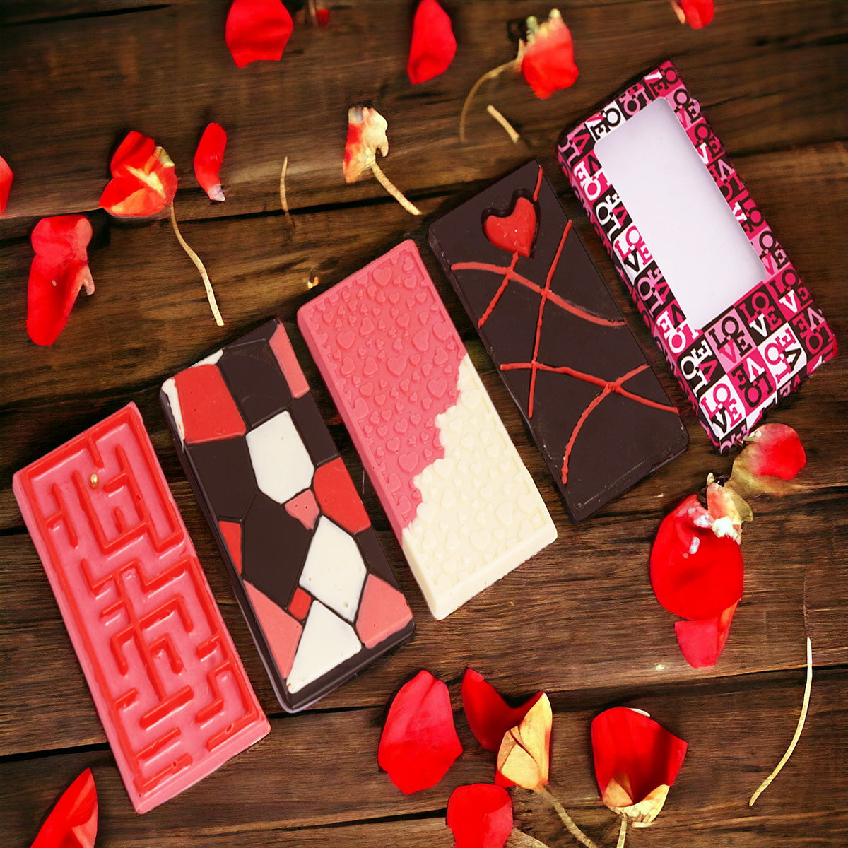 Set of 4 Chocolate bars