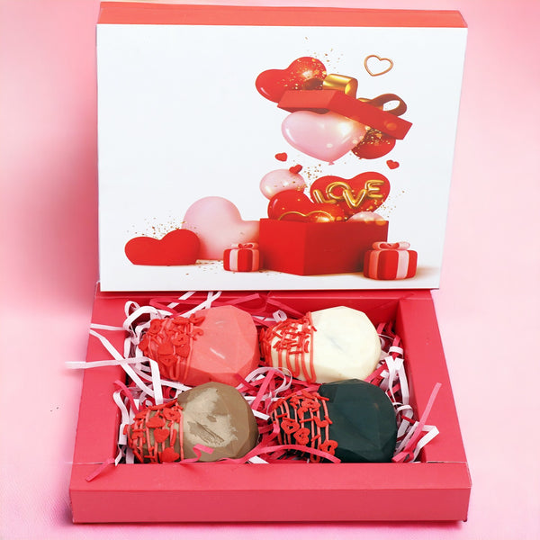 Valentines Box of Drinking Chocolate Hearts