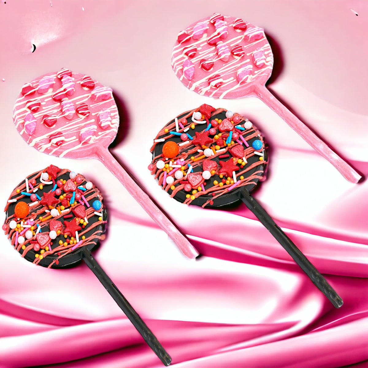 Set of 2 Valentine Lollipops