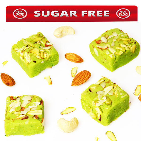 Sugarfree Pista mawa barfi 200gms