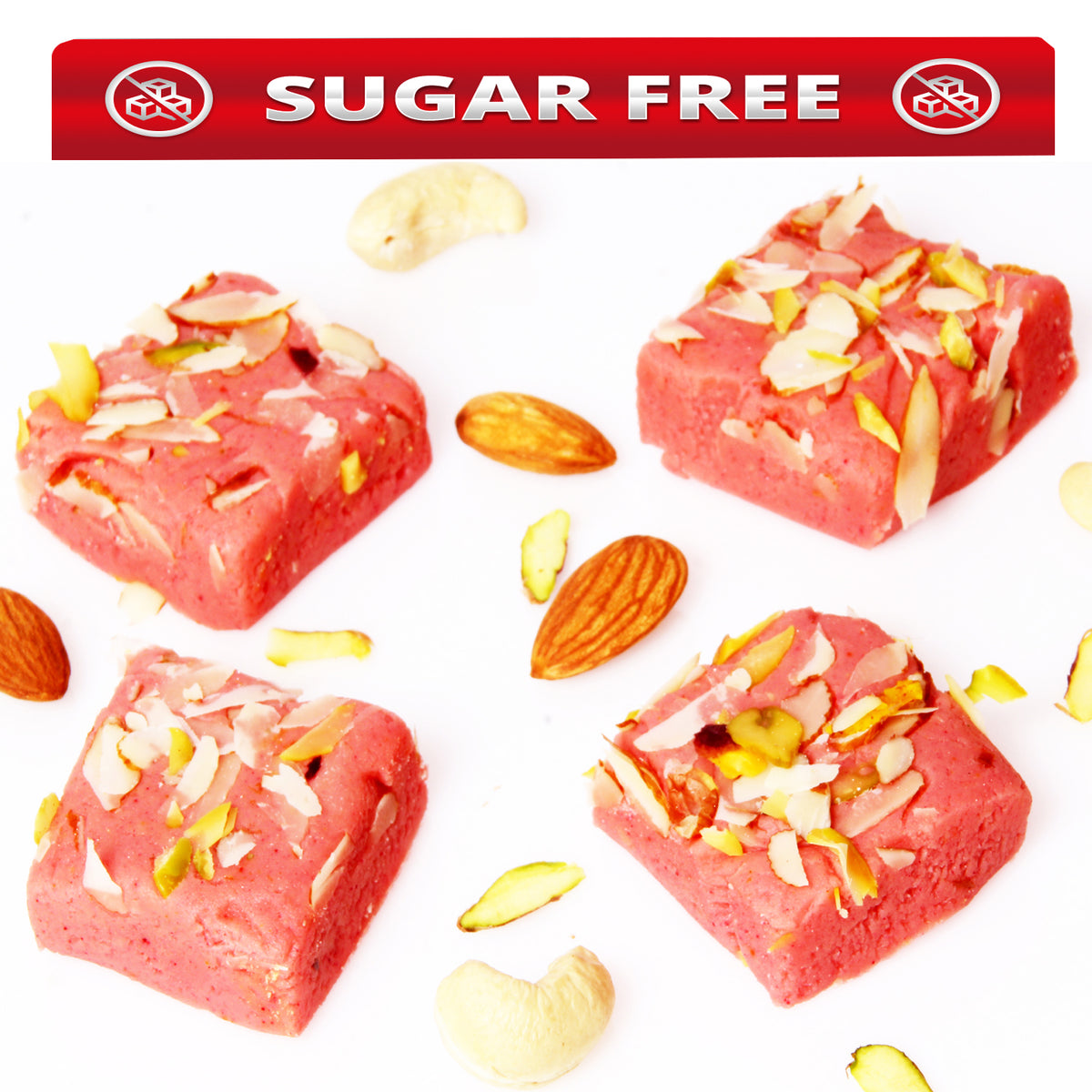 Sugarfree Rose Barfi 400 gms
