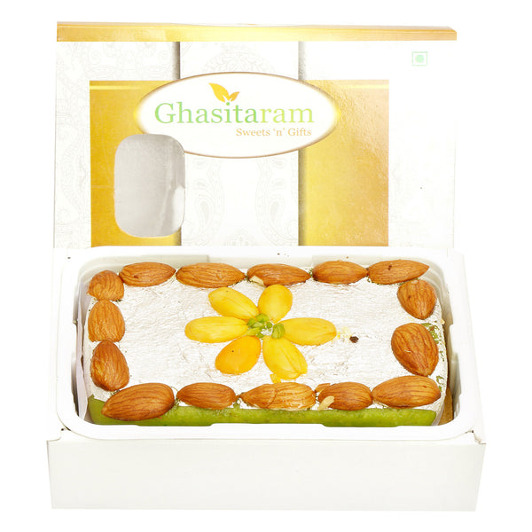 Ghasitarams Pista Anjeer Dryfruit Mithai Cake