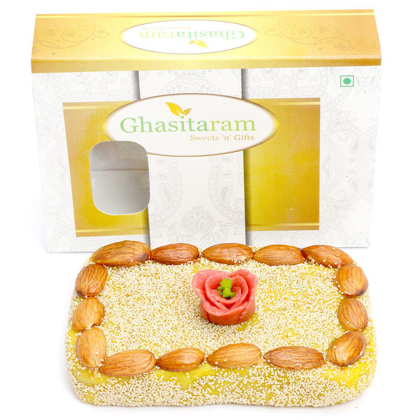 Ghasitarams Khus khus Dryfruit Mithai Cake