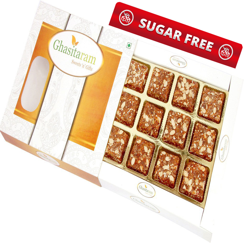 Ghasitaram Gifts Sugarfree Healthy Energy Cereal/ Seeds Khajoor Bites