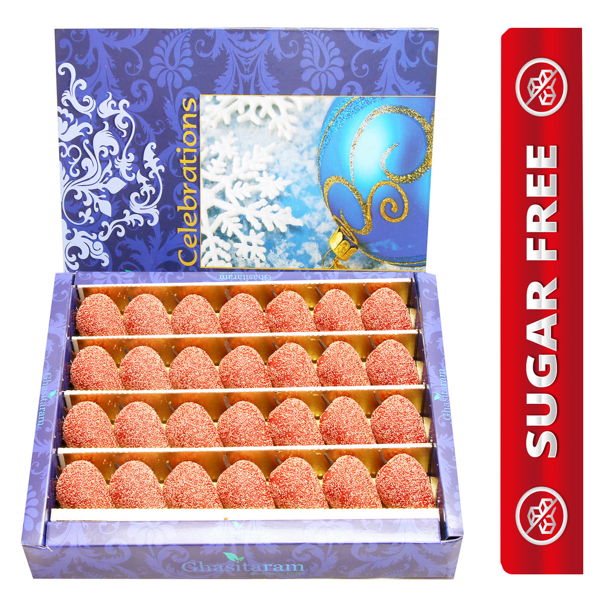 Ghasitarams Sweets Sugarfree Kaju Litchi 200 gms