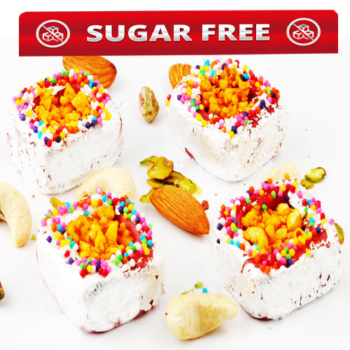 Ghasitarams Sweets Sugarfree Stuffed Kaju Cubes 400 gms