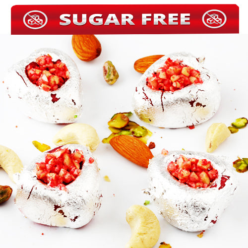 Ghasitarams Sweets Sugarfree Stuffed Kaju Hearts 400 gms